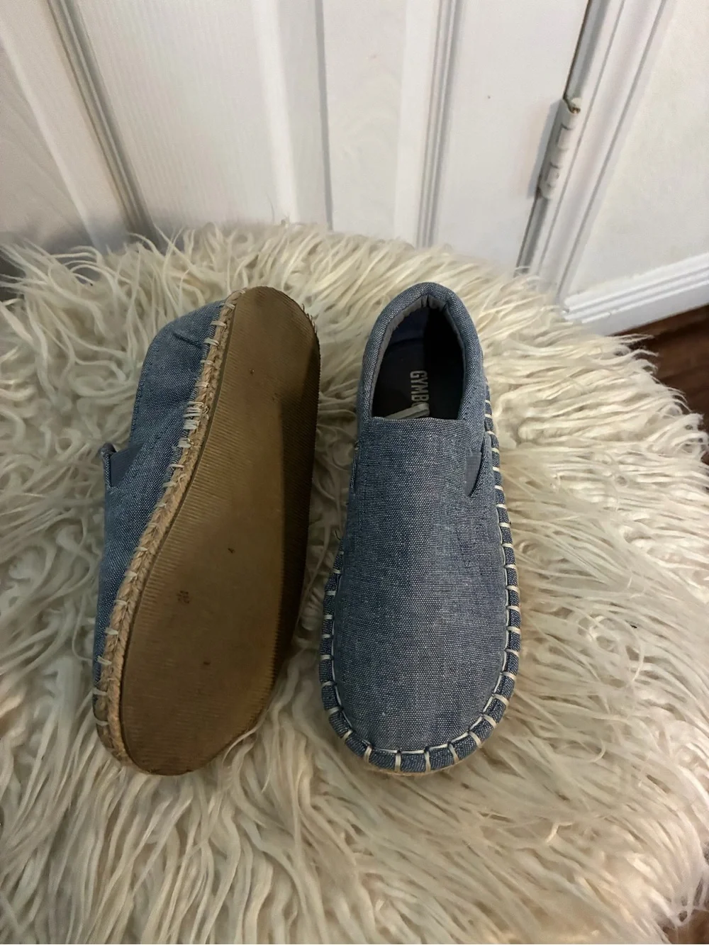 Gymboree Light Blue Slip-On Espadrille Sneakers for Kids